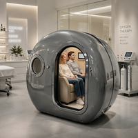 Chambre hyperbare d'oxygénothérapie en acier inoxydable et aluminium, robuste, 1.5 ATA 2.0 ATA, 800*2200mm, pour usage domestique et clinique