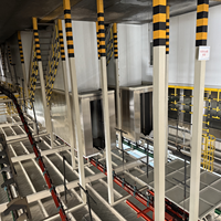 Ligne de peinture en poudre à régulation automatique de l'épaisseur de revêtement stable pour boîtiers électroniques en acier, équipement de peinture de précision