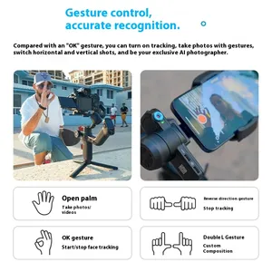 FeiyuTech Feiyu SCORP <span class=keywords><strong>Mini</strong></span> <span class=keywords><strong>3</strong></span> <span class=keywords><strong>Pro</strong></span> stabilizzatore <span class=keywords><strong>Gimbal</strong></span> professionale per fotocamera Smartphone stabilizzatori palmari con carico AI Tracker - Product Image 5