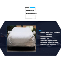 Taille L trois boîtes vêtements de voiture housse de voiture pare-soleil crème solaire anti-poussière couverture complète universelle quatre saisons