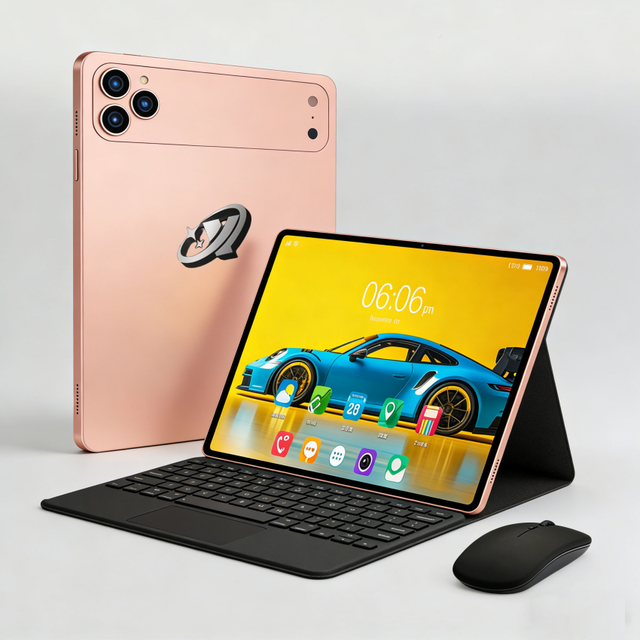 New 17 Pro Max 10.1inch Android 15 Tablet 12+512GB MTK 1920x1200 Dual SIM Dual Standby 3G/4G Call WiFi Children's Learning
