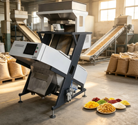 Machine de tri des haricots verts, trieuse chromatique de soja, séparateur de grains de café