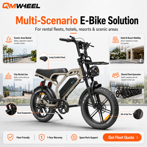 จักรยานไฟฟ้า QMWHEEL V20 Limited รุ่น 48V พร้อมอะไหล่สำรอง รองรับการซื้อจำนวนมากสำหรับตัวแทนจำหน่าย ผู้จัดจำหน่าย B2B - Product Image 1