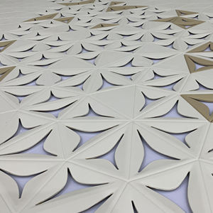 ورق حائط ثلاثي الأبعاد مجردة من الجلد الأوروبي قماش جدارية لتجميل الجدران لغرفة المعيشة وخلفية التلفزيون - Product Image 1