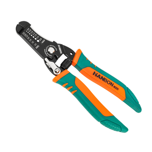 Herramienta Multifuncional para Crimpar Abrazaderas de Manguera de Acero al Carbono, Alicates Pelacables de 7 Pulgadas con Mango, Modelo 86205 - Product Image 2