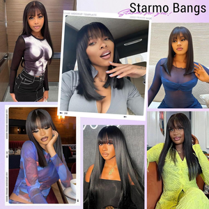 Perruque longue afro ondulée en cheveux Remy avec racines foncées, dentelle transparente, brun rougeâtre auburn, vente chaude # 33 avec frange Topper Cheveux humains - Product Image 5