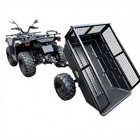 Remorque à benne basculante pour quad ATV, jardin, cour
