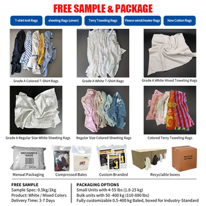 Senza lanugine 10KG 15KG 20KG 25KG maglia stracci taglio stracci di cotone rottami di cotone 100% colore cotone stracci - Product Image 6