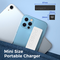 Mini Power Bank Parfumée 2600 mAh Jetable avec Entrée Type C Chargeur USB Portable 1200 mAh Cadeau Promotionnel