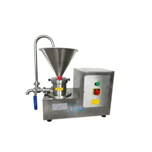 Commercial electric sesame paste making machine small tahini almond cashew colloid mill peanut butter making machine