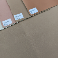 Cuir synthétique PU bicolore imperméable et anti-moisissure, résistant à l'abrasion, base TC 330GSM pour vêtements