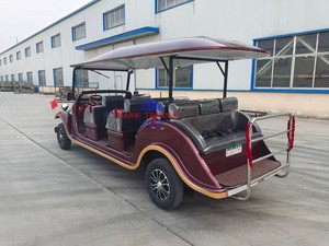 รถยนต์ไฟฟ้าคลาสสิกสไตล์วินเทจปี 2026 แบบใหม่ 11 ที่นั่ง ความเร็วสูง 72V สำหรับผู้ใหญ่ รถบัสและรถยนต์สำหรับเที่ยวชมสถานที่ - Product Image 6