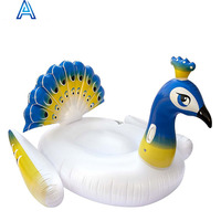 Matelas gonflable PVC personnalisé en forme de phénix pour la flottaison et le jeu aquatique