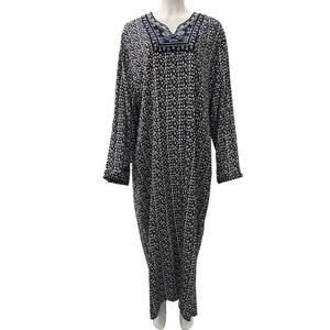 Dubai árabe Islam ropa musulmana ropa mamá 3XL-6XL rayón verano manga larga mujeres <span class=keywords><strong>Maxi</strong></span> vestido - Product Image 1
