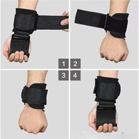 Gancho de levantamiento de pesas antideslizante Spremium Par de correas Levantamiento de pesas Deadlift Chin Pull up y ejercicio Fitness Hook Training