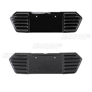Cadre de plaque d'immatriculation arrière pour Chevrolet Corvette C8 2020-2023, en ABS noir brillant, garniture de protection de plaque d'immatriculation arrière - Product Image 5