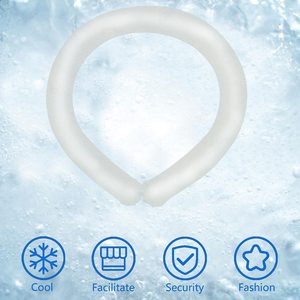 ICY Cooling Neck Band Anneau de refroidissement réutilisable sans condensation pour soulager le cou dans les climats chauds surchauffe - Product Image 4