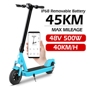 Monopattino Elettrico Mankeel IP68 48V con Batteria Rimovibile, Motore 500W, 40Km/h, Potente Scooter Elettrico per Adulti Fuoristrada - Product Image 1