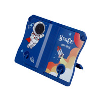 Support de lecture de table en plastique avec serre-livres, style dessin animé, mignon, pour étudiants, protection des yeux, support portable pour livres et partitions