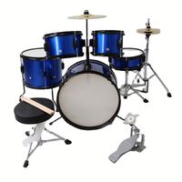 Ensemble de caisse claire pour instrument de percussion 5-PC pour enfants débutants Chambre en bois de bouleau Têtes en polyester Modèle Ds600 Prix d'usine