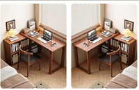 Bureau d'ordinateur nordique 2026 pour chambre à coucher, mobilier de bureau, bureau individuel pour enfants et étudiants, bureau d'étude