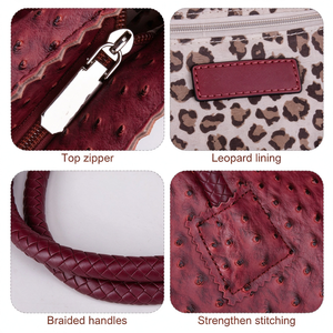 Bolso Tote de Cuero Vegano para Mujer, Gran Capacidad de 16L, Bolsos de Hombro y Mano, Forro de Algodón, para Todas las Temporadas - Product Image 5