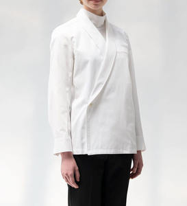 Uniforme Profesional de Chef, Chaqueta Blanca de Manga Larga, Uniformes de Trabajo para Hotel, Restaurante, Cocina, Camisa de Chef, Overol de Sushi - Product Image 1