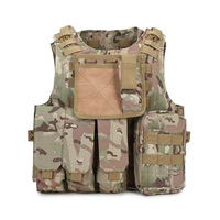 Gilet tactique à couverture complète JSH avec ordinateur Interlayer Quick Release 900D Oxford Gilet Softback de haute qualité