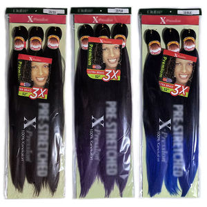 <span class=keywords><strong>ผม</strong></span>ถักเปียสังเคราะห์แบบยาคิ ขนาด 52 นิ้ว 3 ชิ้น น้ำหนัก 225 กรัม สำหรับต่อผมแบบยาวพิเศษ สามารถจัดแต่งทรงด้วยน้ำร้อน เหมาะสำหรับมืออาชีพ - Product Image 5