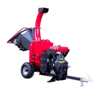 Mesin Pertanian OEM Penghancur Kayu Bertenaga Traktor, Pencacah Profesional untuk Lanskap dan Kehutanan