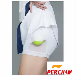<span class=keywords><strong>Vestido</strong></span> de paleta de diseño personalizado, ropa de tenis, ropa deportiva para <span class=keywords><strong>mujer</strong></span>, <span class=keywords><strong>vestido</strong></span> de tenis de talla grande de una pieza con bolsillos y pantalones cortos - Product Image 4