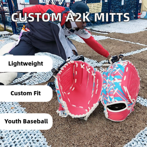 Guantes de Béisbol de Cuero LE Customize A2k, Duraderos y Ligeros, para Jóvenes, para Lanzar con la Mano Derecha, Envío Directo desde China - Product Image 2