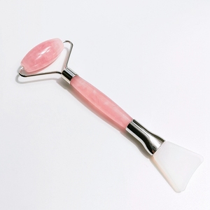 Mini <span class=keywords><strong>rouleau</strong></span> en peau <span class=keywords><strong>de</strong></span> <span class=keywords><strong>Jade</strong></span>, produit OEM, prix d'usine, bon marché, <span class=keywords><strong>rouleau</strong></span> <span class=keywords><strong>de</strong></span> quartz rose, brosse - Product Image 6
