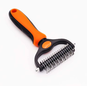 Peigne démêlant et anti-poils double face pour chats et chiens, outil <span class=keywords><strong>de</strong></span> toilettage pour animaux <span class=keywords><strong>de</strong></span> compagnie, brosse démêlante sous-panneaux, <span class=keywords><strong>best</strong></span>-<span class=keywords><strong>seller</strong></span> 2026 - Product Image 5