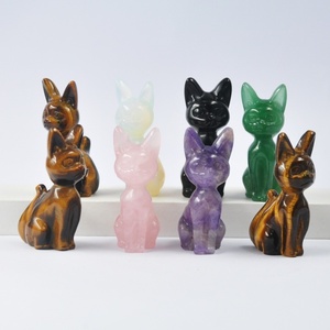 Fonte fabbrica abissino simpatica scultura animale intagliata accessori per il commercio estero ornamento artigianale gatto egiziano - Product Image 2