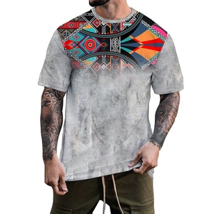 Camiseta de Algodón de Alta Calidad para Hombre, Ropa de Calle con Diseño Personalizado, Estampado Gráfico, Tejido de Punto con Diseño en Blanco - Product Image 6