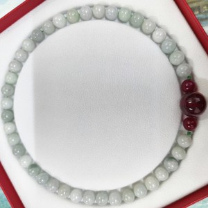 Collana di Perle in Giada Birmana di Grado A con Bio-Fotoni delle Terre Rare, Set Regalo Boutique per Mamma, Ricchezza e Prosperità - Product Image 4