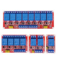Module de relais CHY 1-8CH 12V avec optocoupleur, compatible déclenchement haut/bas niveau (boîtier DIP) F281