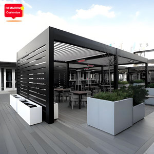 Pérgola Bioclimática con Techo de Láminas Ajustables, Apertura por Control de Aplicación, Automática, Retráctil, Motorizada, Diseño de Pérgola con Láminas - Product Image 6