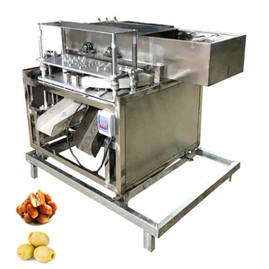 Machine industrielle électrique à dénoyauter les olives avec moteur en acier inoxydable 304, capacité de 250 kg/h - Product Image 1