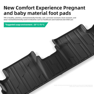Tapis de sol toutes saisons pour voiture, en matériau TPE, résistant à la neige, à la boue et à la pluie, protection intérieure durable pour Mitsubishi - Product Image 4