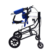 Déambulateur et rollator pour personnes âgées, équipement d'entraînement de rééducation des membres inférieurs pour l'assistance à la rééducation post-AVC et hémiplégie