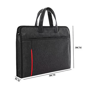 Maletín Oxford con logotipo personalizado para <span class=keywords><strong>oficina</strong></span>, escuela, clásico, Vintage, de lujo, portátil, archivador de documentos, asa para reuniones, Notario, <span class=keywords><strong>abogado</strong></span> - Product Image 3