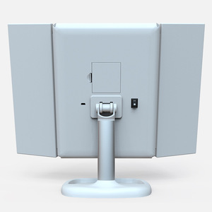 Nhà Máy Cung Cấp Ba Cách Có Thể Gập Lại 1X 2X 3X Magnifier Led Lights Màn Hình Cảm Ứng Vanity Bảng Trang Điểm Gương - Product Image 5