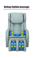 Sillón de Masaje con Compresión Caliente, Sillón Reclinable de Cuero Shiatsu, Sillón de Masaje Eléctrico de Lujo 8D con Gravedad Cero, Sillón de Masaje Corporal Completo