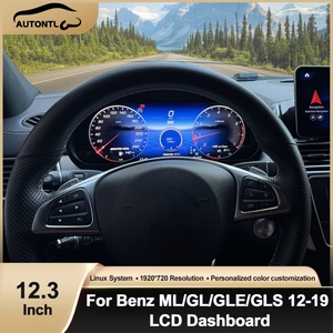 12.3" LCD Instrument Cluster <b>for</b> Mercedes Benz ML GL GLE GLS 2012-2019 Digital Dashboard <b>Speedometer</b> - Product Image 2