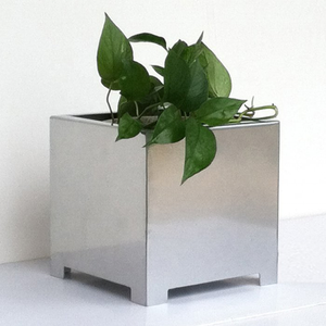 अनुकूलित धातु गार्डन फूल के बर्तन स्टेनलेस स्टील फूल बर्तन - Product Image 4