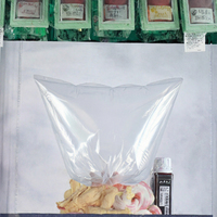 Sac alimentaire transparent en LDPE 18 x 24 pouces, fin, souple, pour emballage de barbe à papa