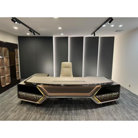 Bureau de direction moderne et simple en bois haut de gamme pour PDG, Président ou Directeur - Écologique et durable