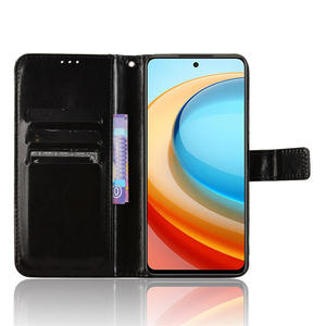 Crazy Horse Wallet Flip PU Funda de cuero para teléfono móvil para <span class=keywords><strong>ZTE</strong></span> Nubia Focus <span class=keywords><strong>Blade</strong></span> A75 5G V40 - Product Image 2